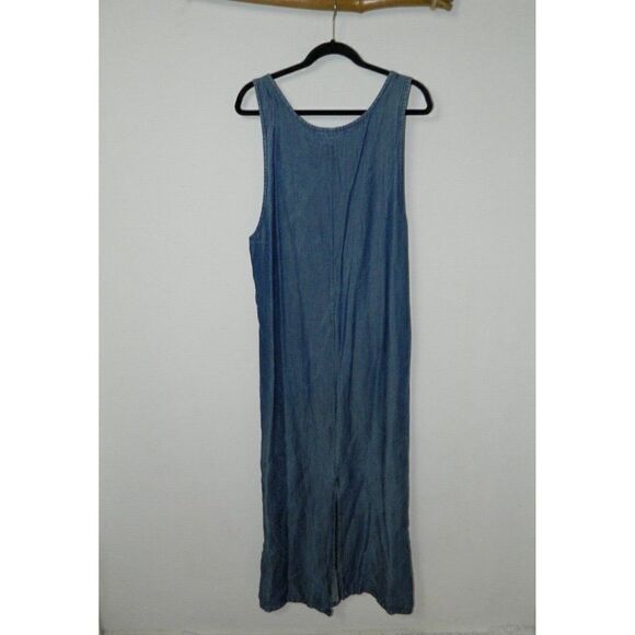 Bryn Walker Dress Blue Chambray Maxi Lagenlook Tunic Modesty Dress Size Small - Picture 8 of 12